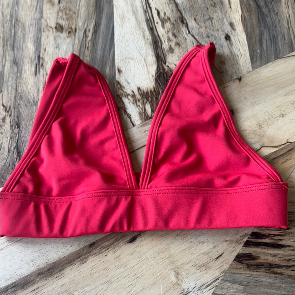 Cotton On Bold Red Bikini Top